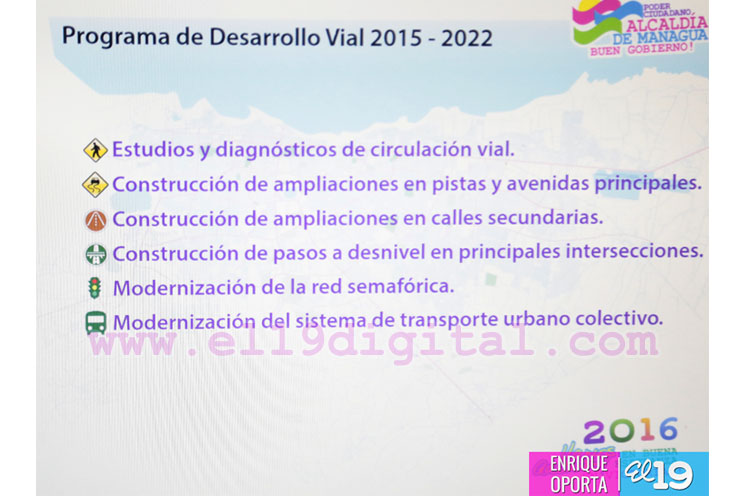 ALMA presenta Plan de Modernizaci&oacute;n y Ampliaci&oacute;n Vial de Managua 2015-2022